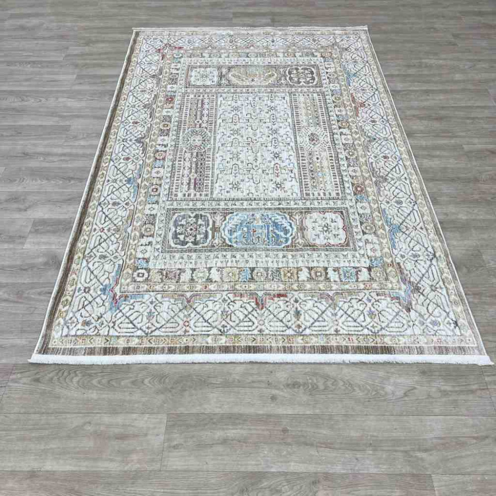 سجاد تركي بوهيمي المغنية G579AQ رصاصي بيج مقاس 200*300