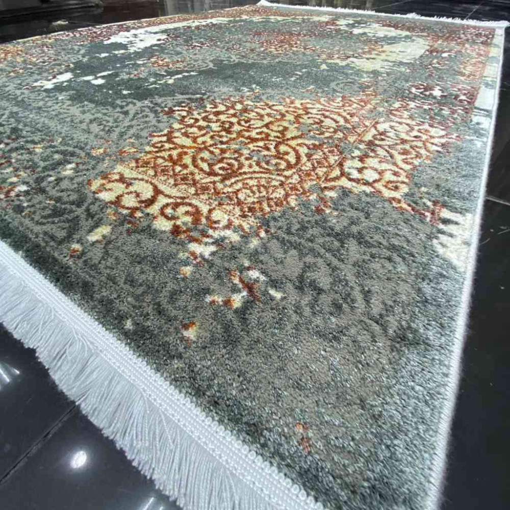 سجاد بلغاري لورا 0182UA رصاصي مع اخضر