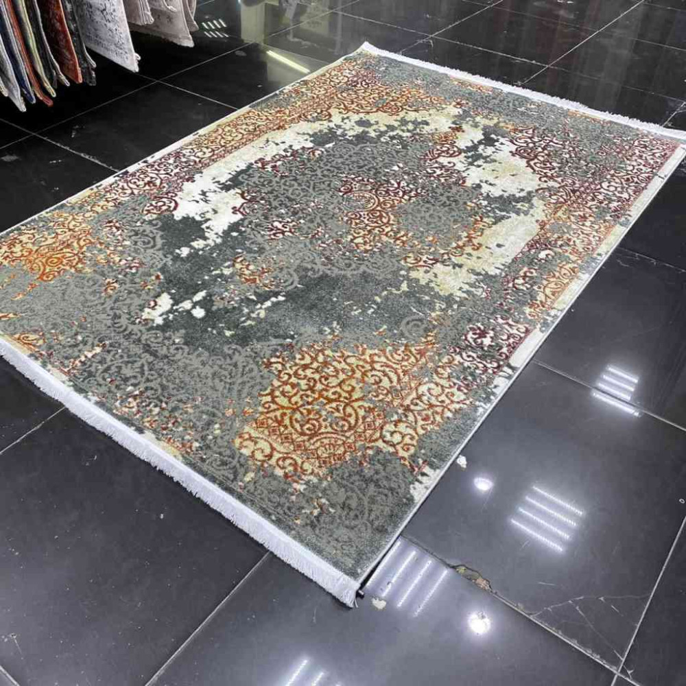 سجاد بلغاري لورا 0182UA رصاصي مع اخضر