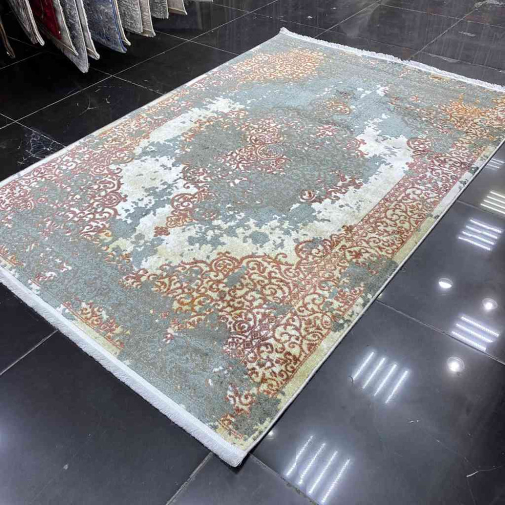 سجاد بلغاري لورا 0182UA رصاصي مع اخضر