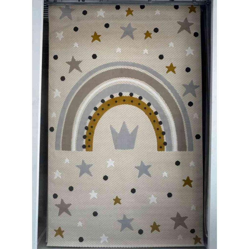 سجاد تركي اطفال كيدز 1002 اللون بيج مقاس 150*220
