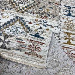 سجاد بوهيمي تركي فينتج B0024C لون ابيض بيج مقاس 250*350 سجاد بوهيمي تركي فينتج B0024C لون ابيض بيج مقاس 250*350