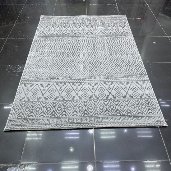 Turkish Viola Carpet A024A Gray Size 100*300 Turkish Viola Carpet A024A Gray Size 100*300