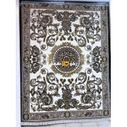 سجاد تركي طوكيو نقش ايراني B061B لون بيج دائري مقاس 300*300