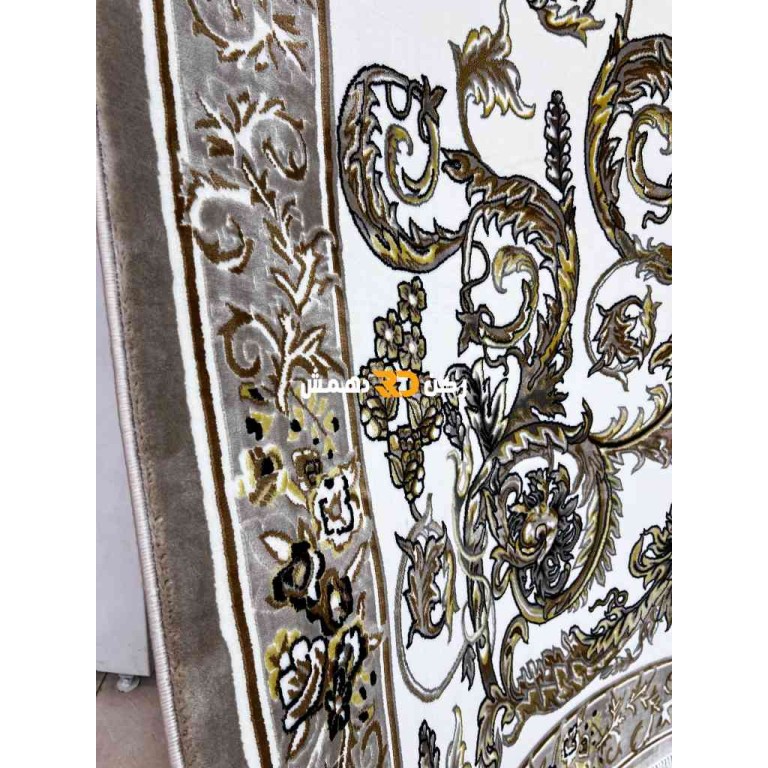 سجاد تركي طوكيو نقش ايراني B061B لون بيج مقاس 50*80