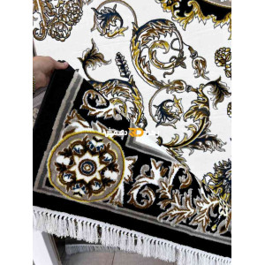 سجاد تركي طوكيو نقش ايراني B061B لون اسود مقاس 100*300 سجاد تركي طوكيو نقش ايراني B061B لون اسود مقاس 100*300