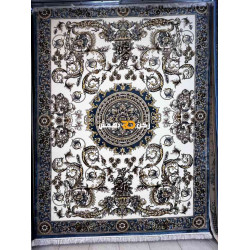 سجاد تركي طوكيو نقش ايراني B061B لون سماوي مقاس 400*600