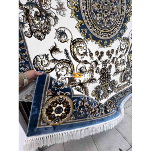 سجاد تركي طوكيو نقش ايراني B061B لون سماوي مقاس 400*600 سجاد تركي طوكيو نقش ايراني B061B لون سماوي مقاس 400*600