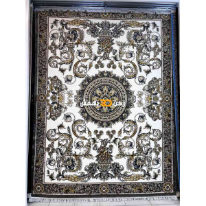 سجاد تركي طوكيو نقش ايراني B061B لون رصاصي مقاس 400*500