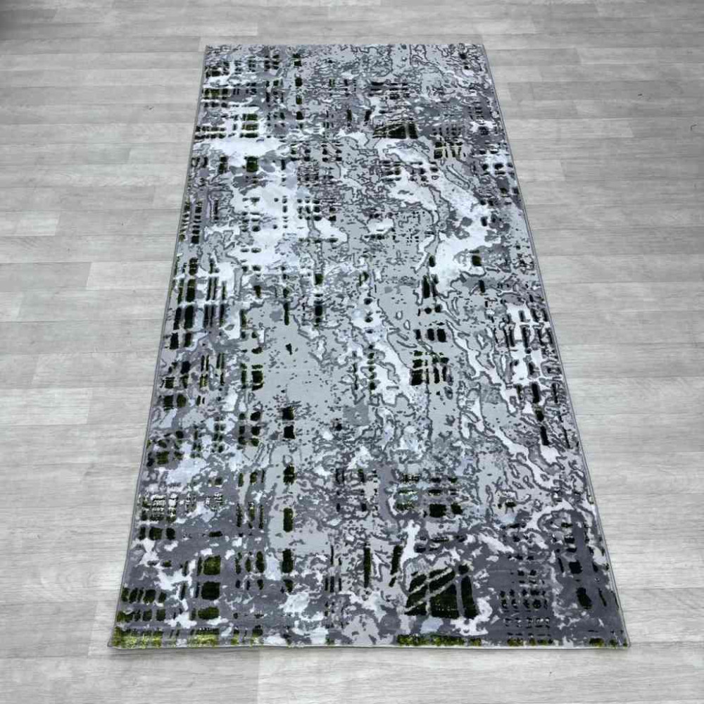 سجاد تركي بيانو 5658 رصاصي اخضر مقاس 100*200 سجاد تركي بيانو 5658 رصاصي اخضر مقاس 100*200