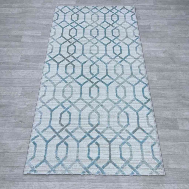 سجاد تركي جلوبال سماوي مقاس 100*200