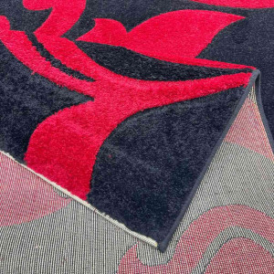 سجاد تركي مخفض كمفور 73 اسود احمر 100*200 سجاد تركي مخفض كمفور 73 اسود احمر 100*200