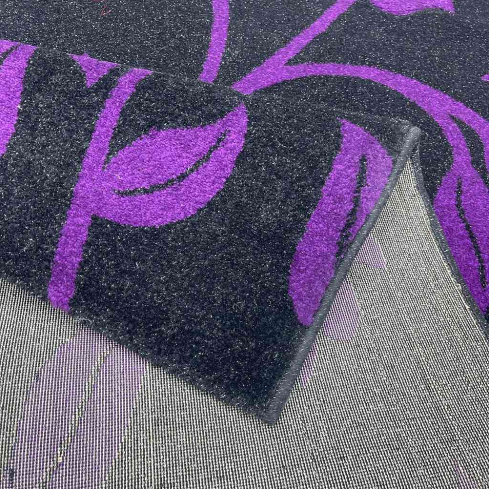 سجاد تركي كمفورد موف اسود مقاس 100*200 سجاد تركي كمفورد موف اسود مقاس 100*200