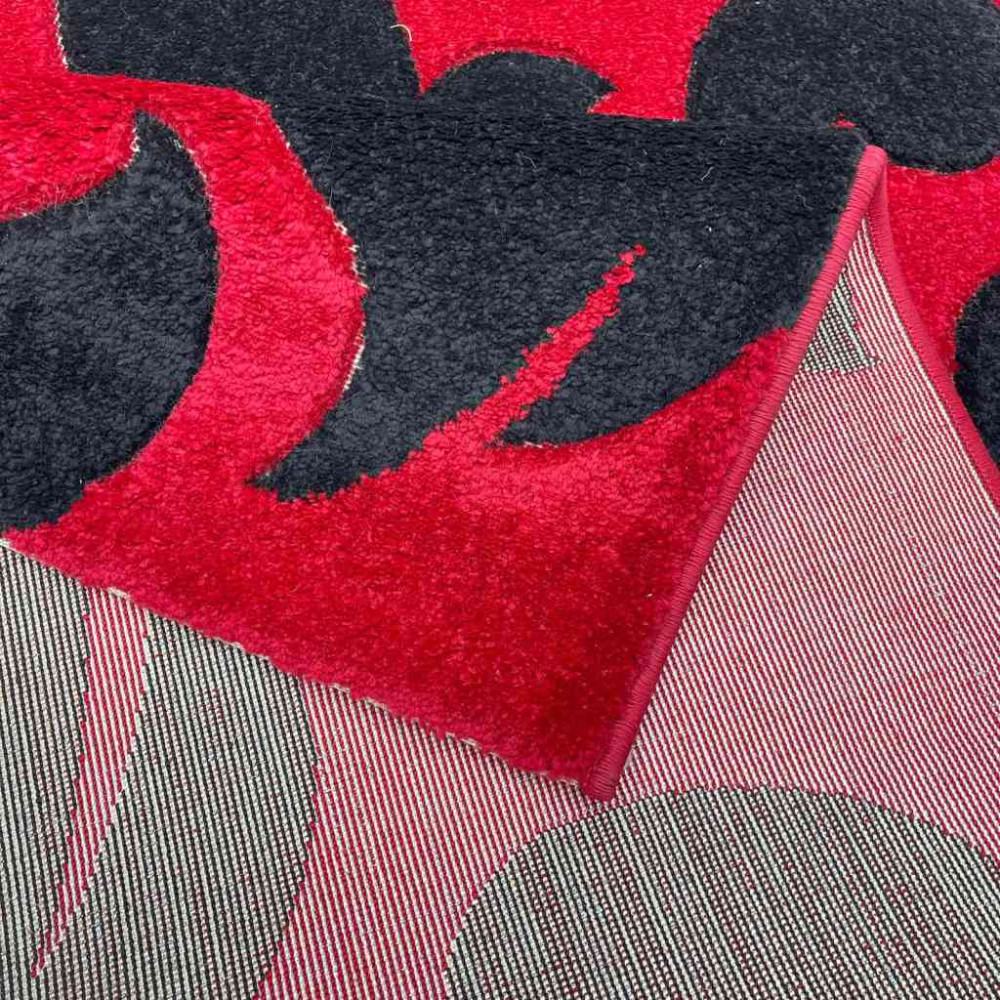 سجاد تركي مخفض كمفور 73 احمر اسود 100*200 سجاد تركي مخفض كمفور 73 احمر اسود 100*200