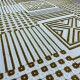 سجاد تركي خيش علا حرير جوليان 05041A ذهبي مقاس 250*350