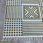 سجاد تركي خيش علا حرير جوليان 05041A ذهبي مقاس 250*350