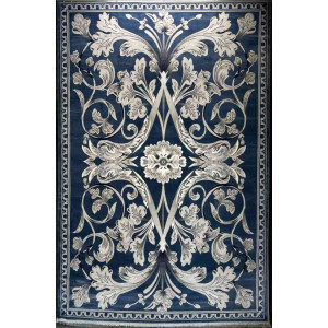 سجاد تركي ملكي موناكو نقشه فرنسي سماوي مقاس 400*500