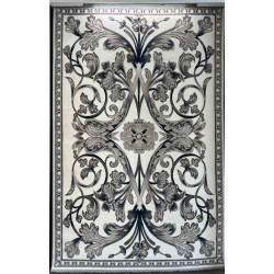 سجاد تركي ملكي موناكو نقشه فرنسي كريم مقاس 80*150 سجاد تركي ملكي موناكو نقشه فرنسي كريم مقاس 80*150