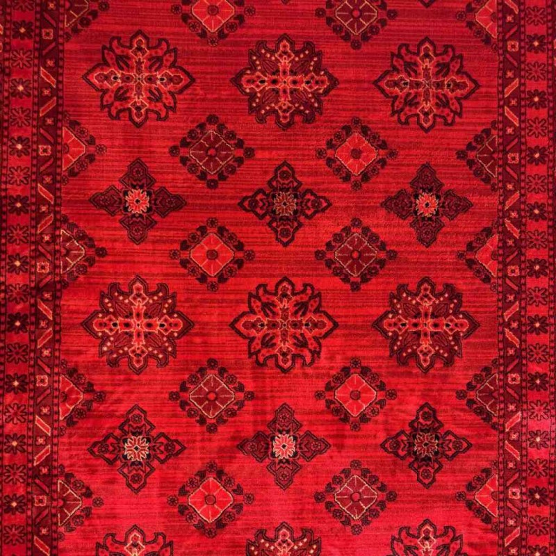 سجاد بخارى تركي 04 احمر مقاس 150*220