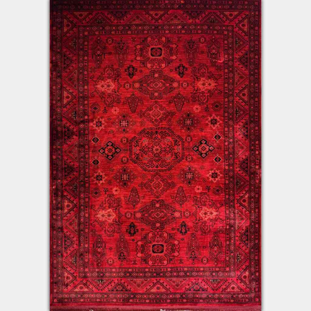 سجاد بخارى تركي 08 احمر مقاس 150*220