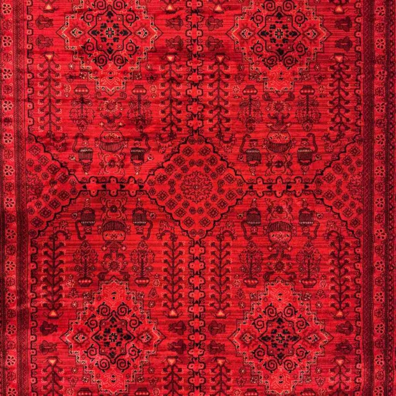 سجاد بخارى تركي 09 احمر مقاس 80*150