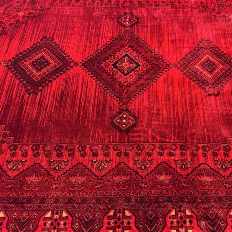 سجاد بخارى تركي 10 احمر مقاس 150*220
