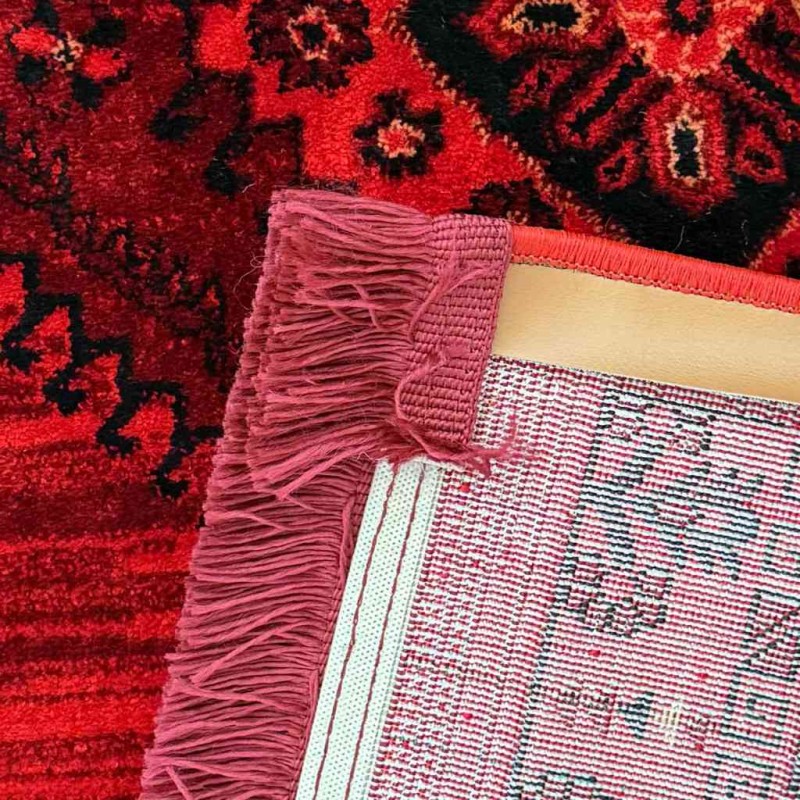 سجاد بخارى تركي 10 احمر مقاس 150*220