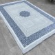 سجاد تركي بيتون تركي 26569A كريم ازرق مقاس 300*400