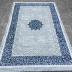 سجاد تركي بيتون تركي 26569A كريم ازرق مقاس 300*400 سجاد تركي بيتون تركي 26569A كريم ازرق مقاس 300*400