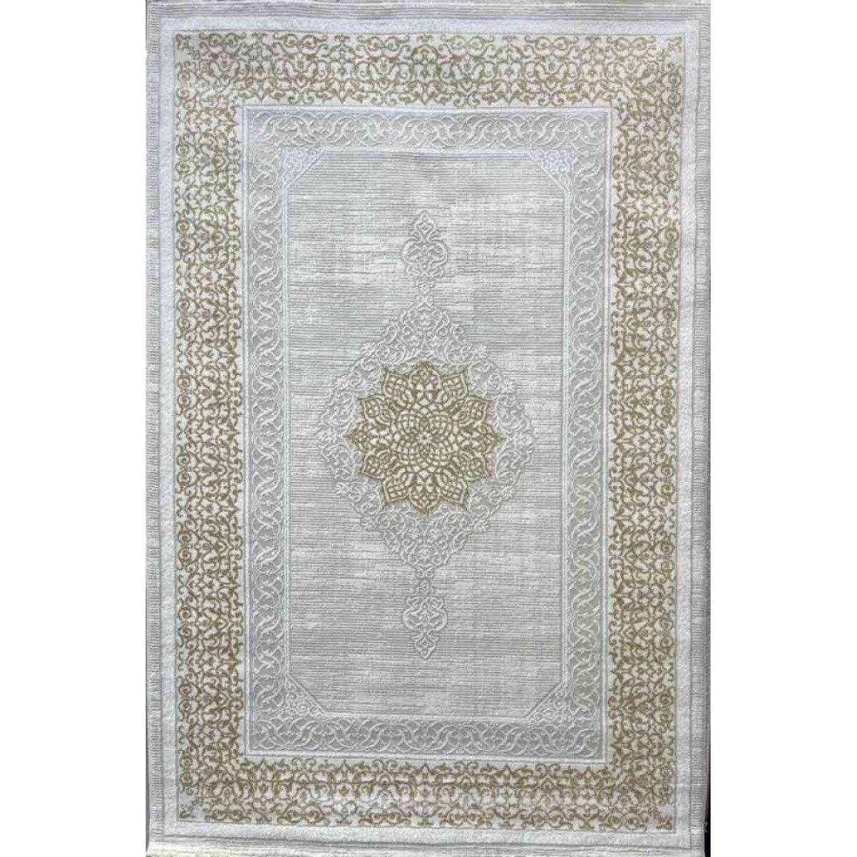 سجاد تركي بيتون تركي 26569A كريم ذهبي مقاس 100*200