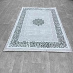 سجاد تركي بيتون تركي 26569A كريم اخضر مقاس 200*300