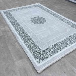 سجاد تركي بيتون تركي 26569A كريم اخضر مقاس 200*300