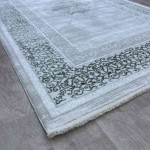 سجاد تركي بيتون تركي 26569A كريم اخضر مقاس 200*300