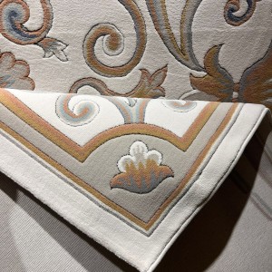 سجاد تركي ارجوان G0783B ابيض روز مقاس 80*150