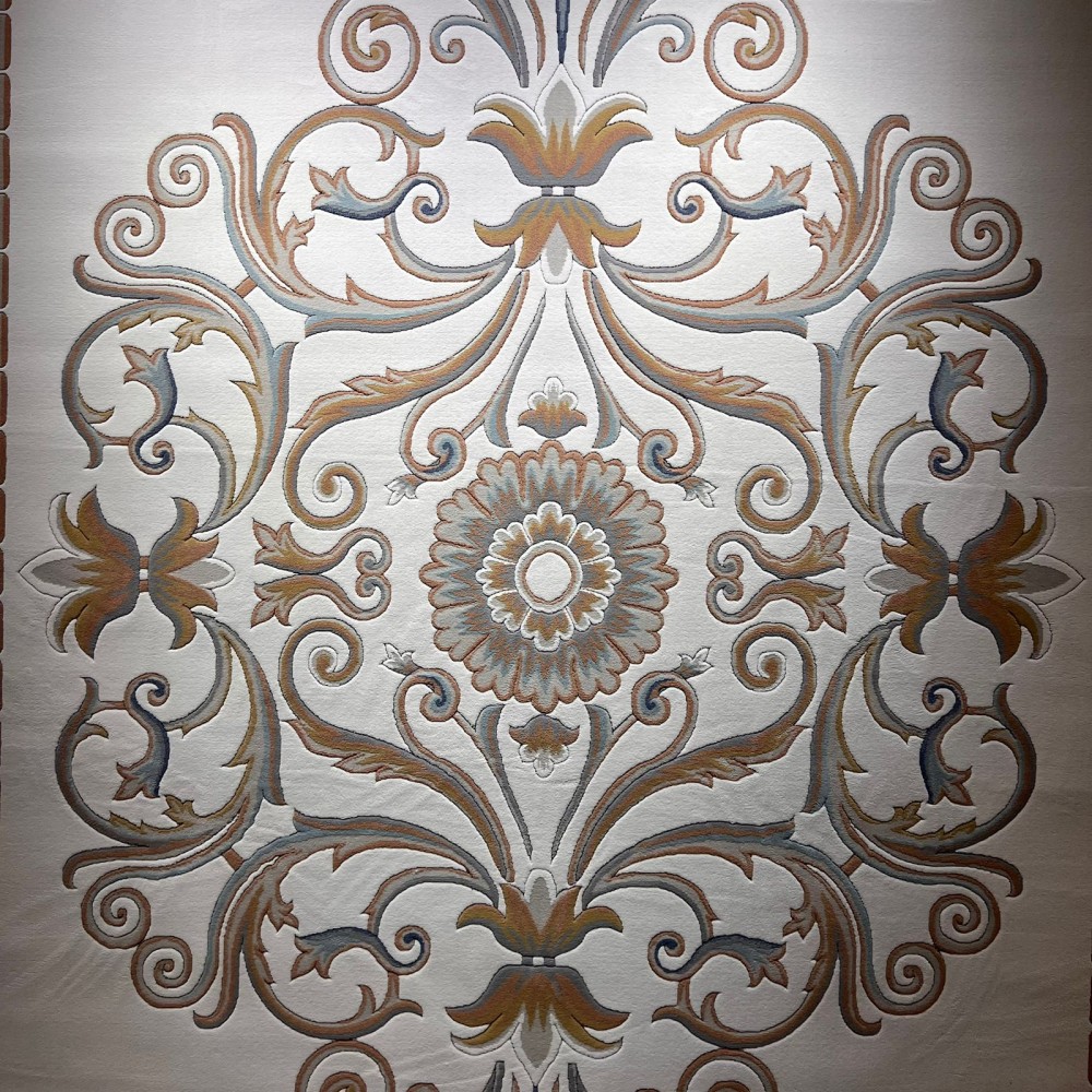 سجاد تركي ارجوان G0783B ابيض روز مقاس 80*150