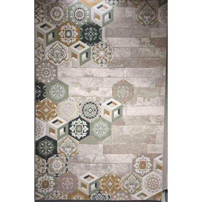 سجاد ارت بلس محفر تركي AA057B بيج ميكس مقاس 300*400