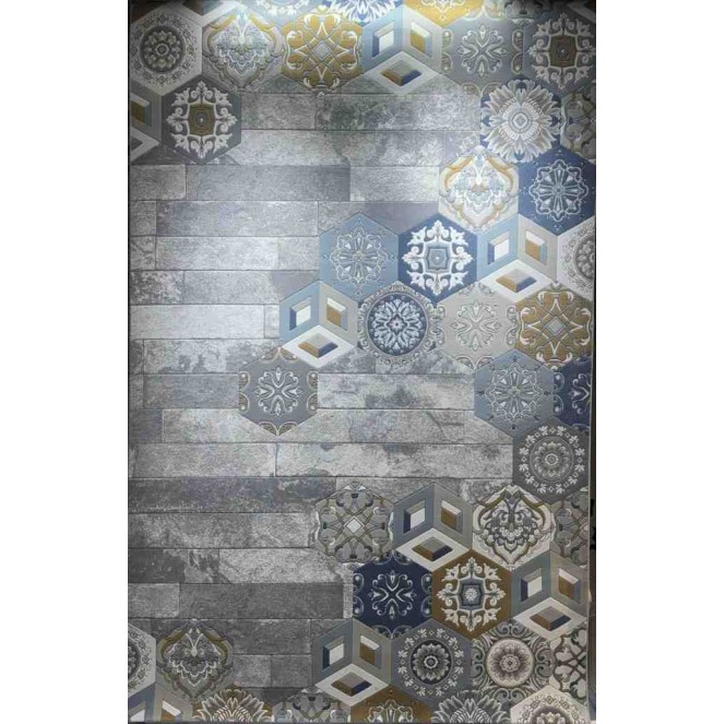 سجاد ارت بلس محفر تركي AA057B رصاصي ميكس مقاس 250*350