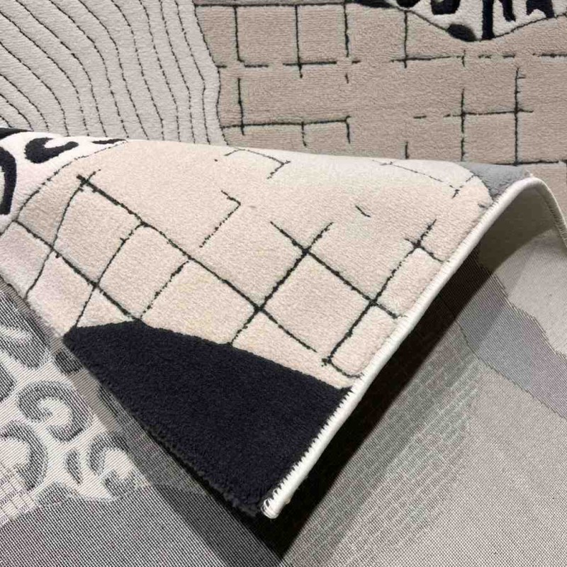 سجاد ارت بلس محفر تركي 0C958A اسود مقاس 150*220