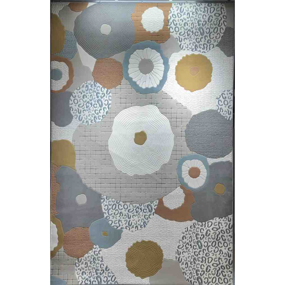 سجاد ارت بلس محفر تركي 0C958A رصاصي ميكس مقاس 300*400