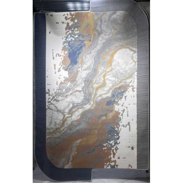 سجاد محفر تركي ارت N0389A رصاصي مقاس 150*220