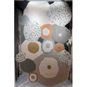 سجاد محفر تركي ارت N0365A رصاصي مقاس 120*170