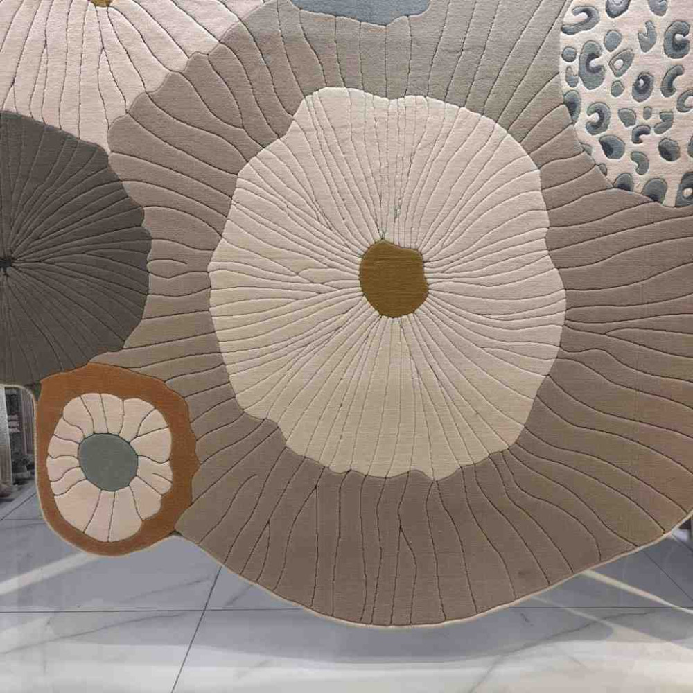 سجاد محفر تركي ارت N0365A رصاصي مقاس 120*170