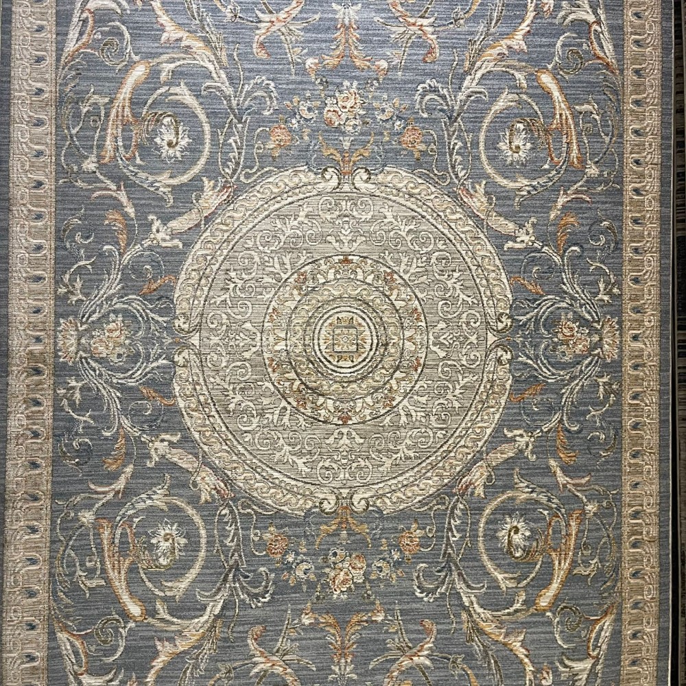 Turkish Bohemian Rug Athena 40931A blue Size 80*150