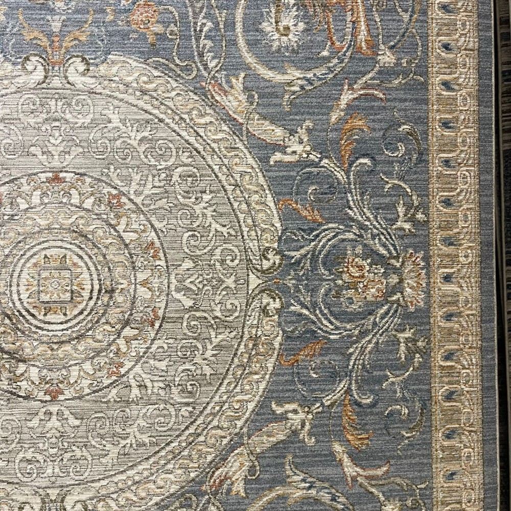 Turkish Bohemian Rug Athena 40931A blue Size 80*150