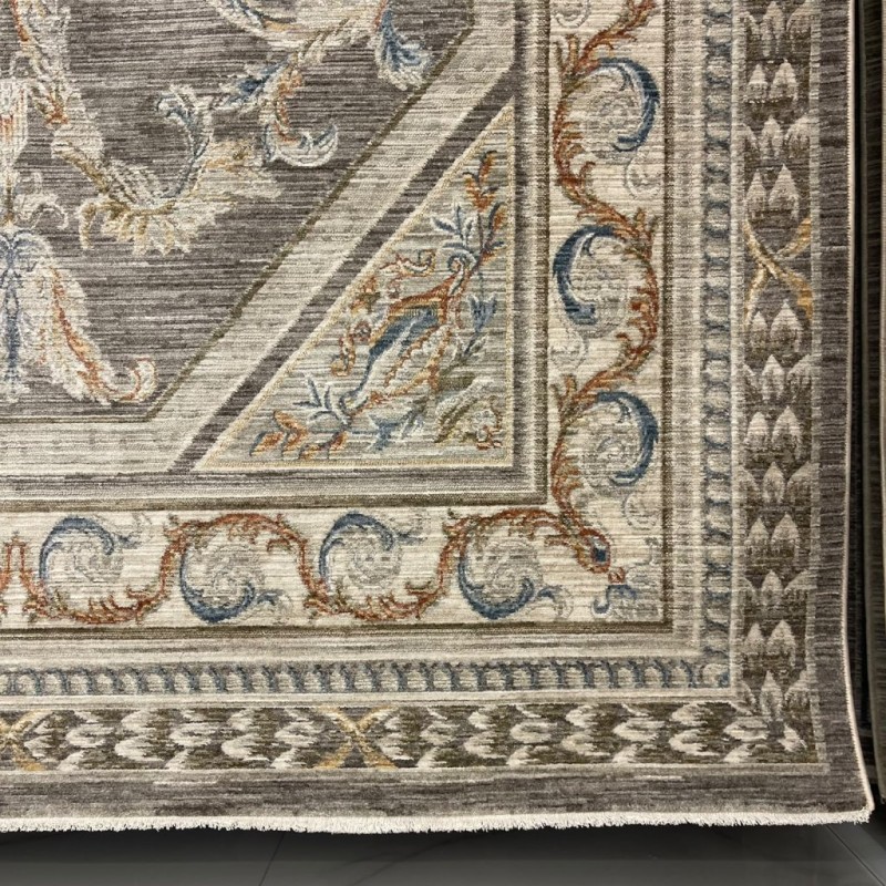 سجاد بوهيمي تركي اثينا 40965A انثراسيت مقاس 300*400