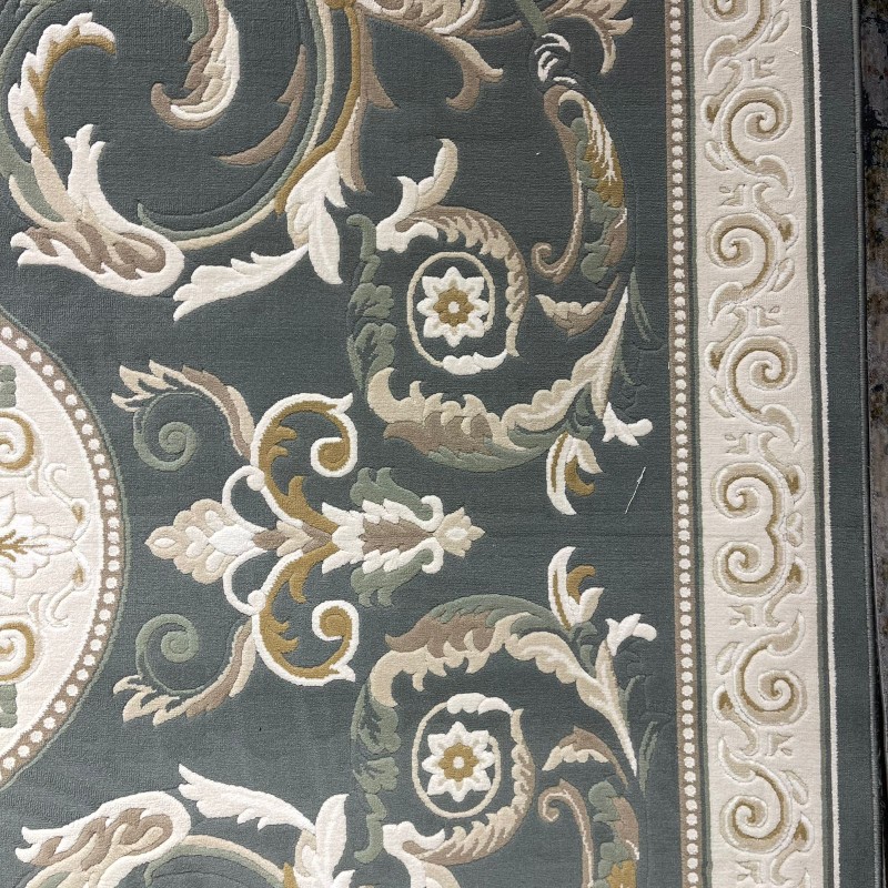 سجاد تركي نقش فرنسي بارون 41162A بترولي مقاس 80*150
