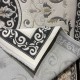 سجاد تركي نقش فرنسي بارون 41162A كريم اسود مقاس 80*150 سجاد تركي نقش فرنسي بارون 41162A كريم اسود مقاس 80*150