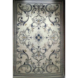 سجاد تركي نقش فرنسي بارون 60641A كريم مقاس 400*600