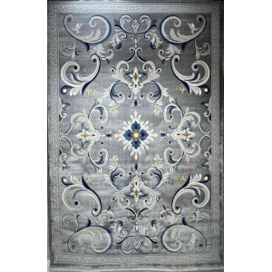 سجاد تركي نقش فرنسي بارون 60641A رصاصي مقاس 80*150