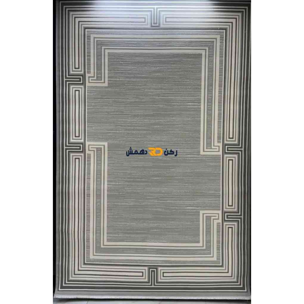 سجاد تركي الاطار برواز مودرن اوركيد رصاصي مقاس 50*80